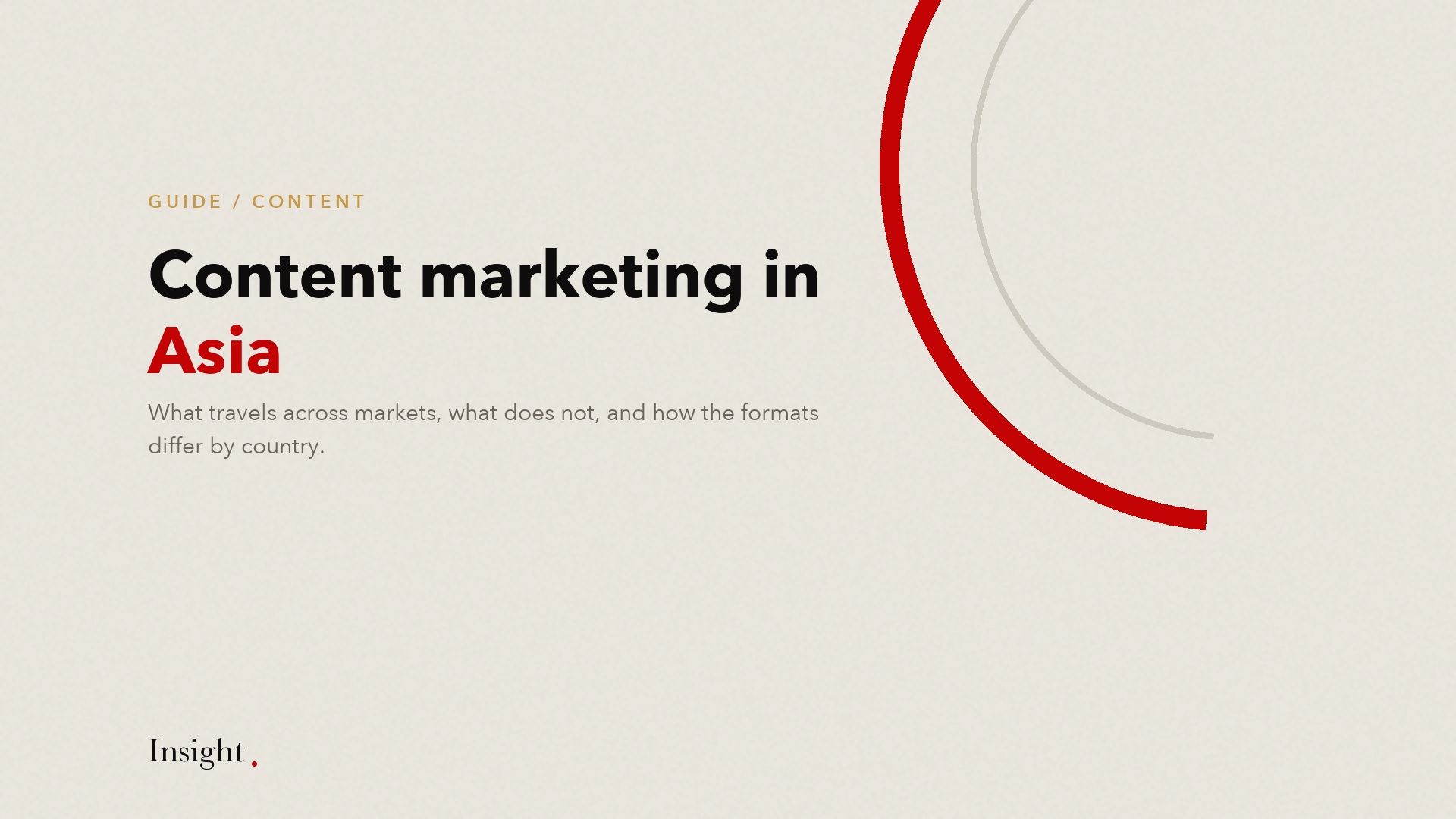 Editorial cover for the content marketing guide.