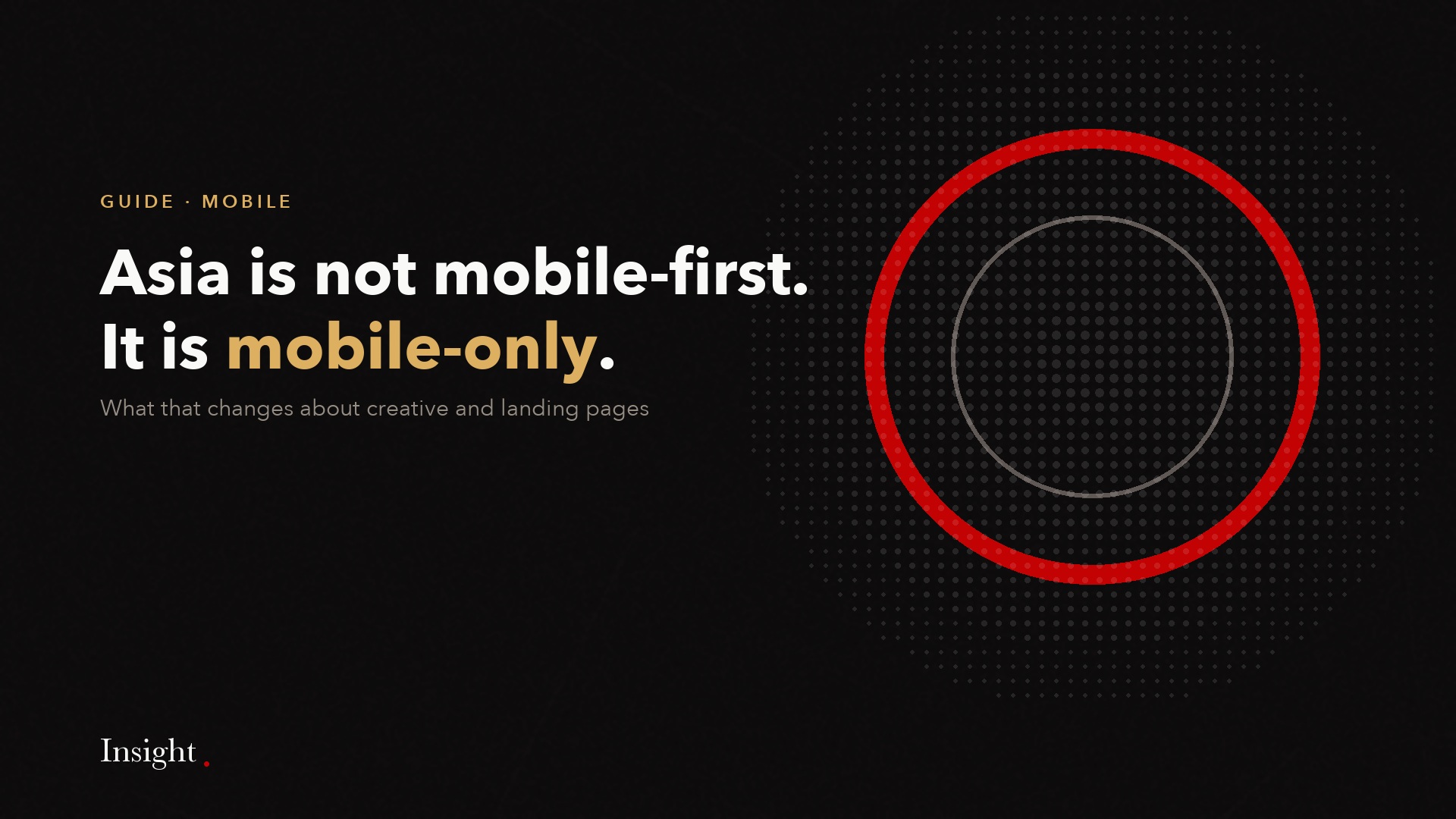 Asia is mobile-only, not mobile-first