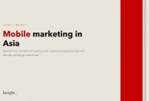 Editorial cover for the mobile marketing guide.
