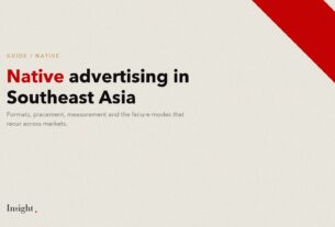 Editorial cover for the native advertising guide.